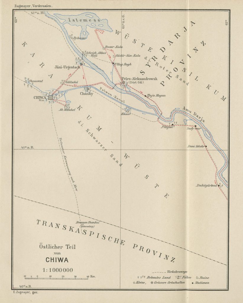 The eastern part of Chiwa 1905