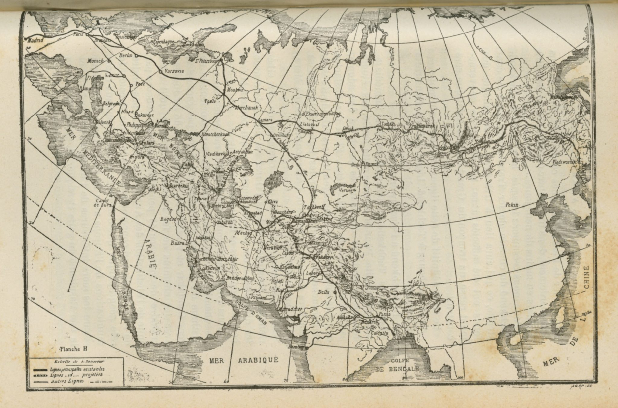 Map of Eurasia 1888