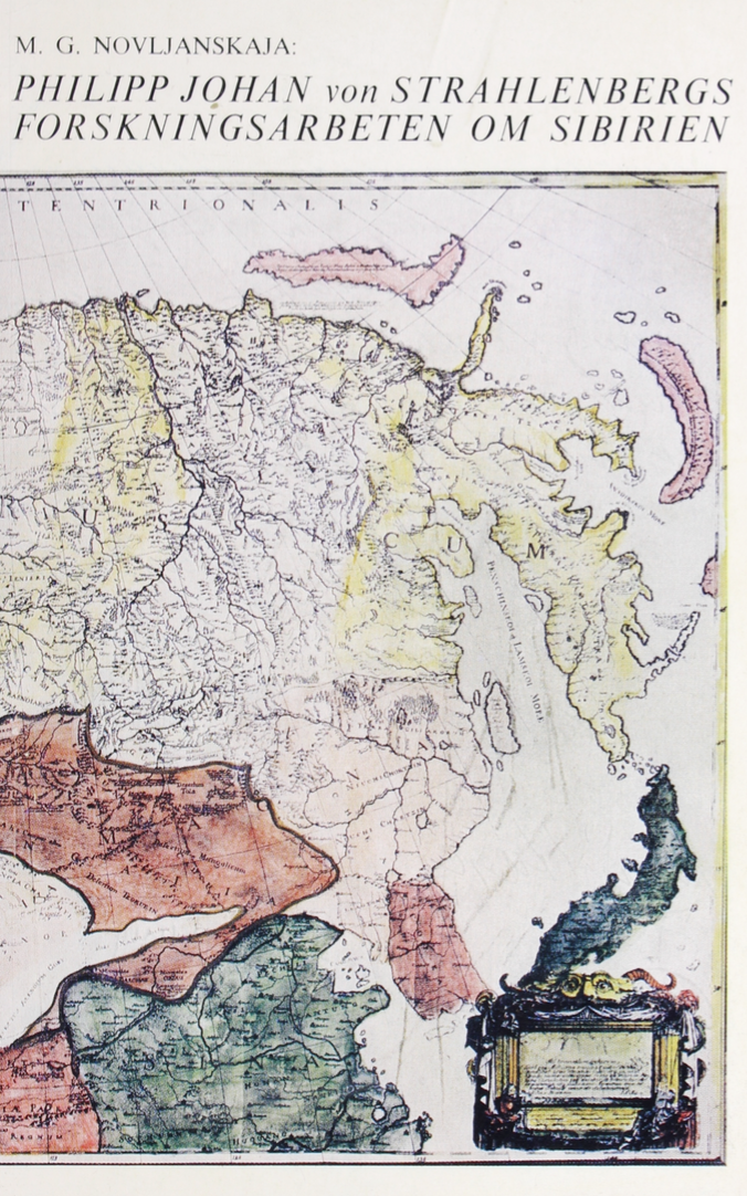 TRV035cover Philipp Johan von Strahlenbergs forskningsarbeten om Sibirien Marija Grigorevna Novljanskaja