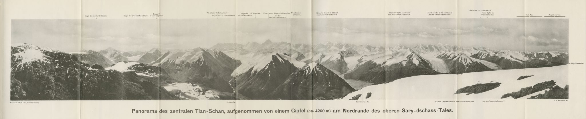 Vorläufiger Bericht über eine in den Jahren 1902 und 1903 ausgeführte Forschungsreise in den zentralen Tian-Schan Gottfried Merzbacher