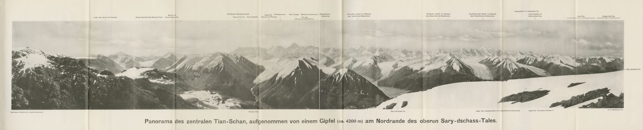TRV037A1 Vorläufiger Bericht über eine in den Jahren 1902 und 1903 ausgeführte Forschungsreise in den zentralen Tian-Schan Gottfried Merzbacher