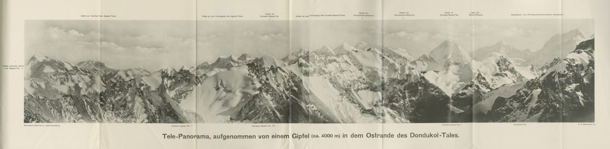 Vorläufiger Bericht über eine in den Jahren 1902 und 1903 ausgeführte Forschungsreise in den zentralen Tian-Schan Gottfried Merzbacher