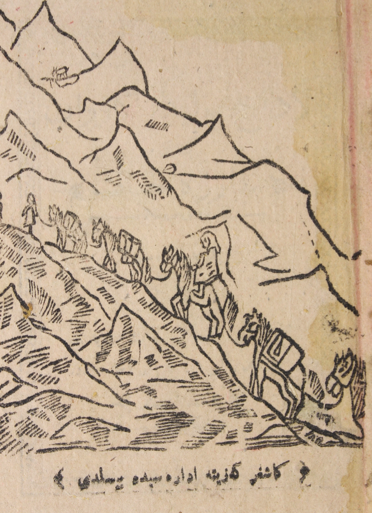 Ladakh yolida karwan Ähmäd Ziya’i